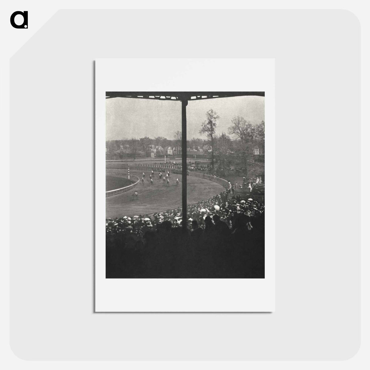 アートポストカード-Going to the Post, Morris Park - アルフレッド スティーグリッツ Postcard.