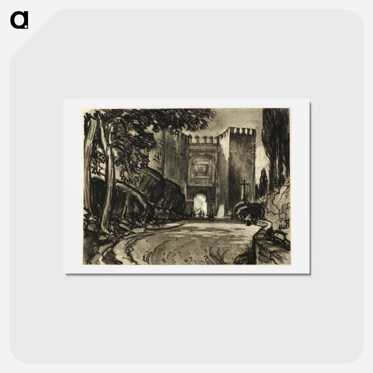 アートポストカード-A Gate of Segovia
- ジョセフ ペネル Postcard.