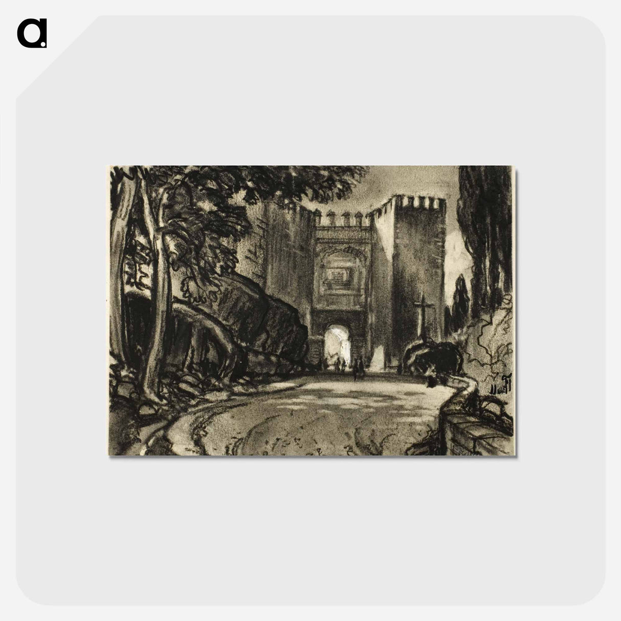 アートポストカード-A Gate of Segovia
- ジョセフ ペネル Postcard.