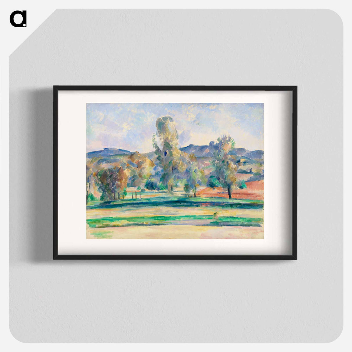 Fruit on a Table - ポール セザンヌ Poster.