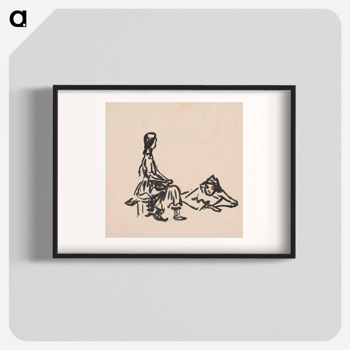 Man and woman - アーノルド ピーター ワイズ クビンチャン Poster.