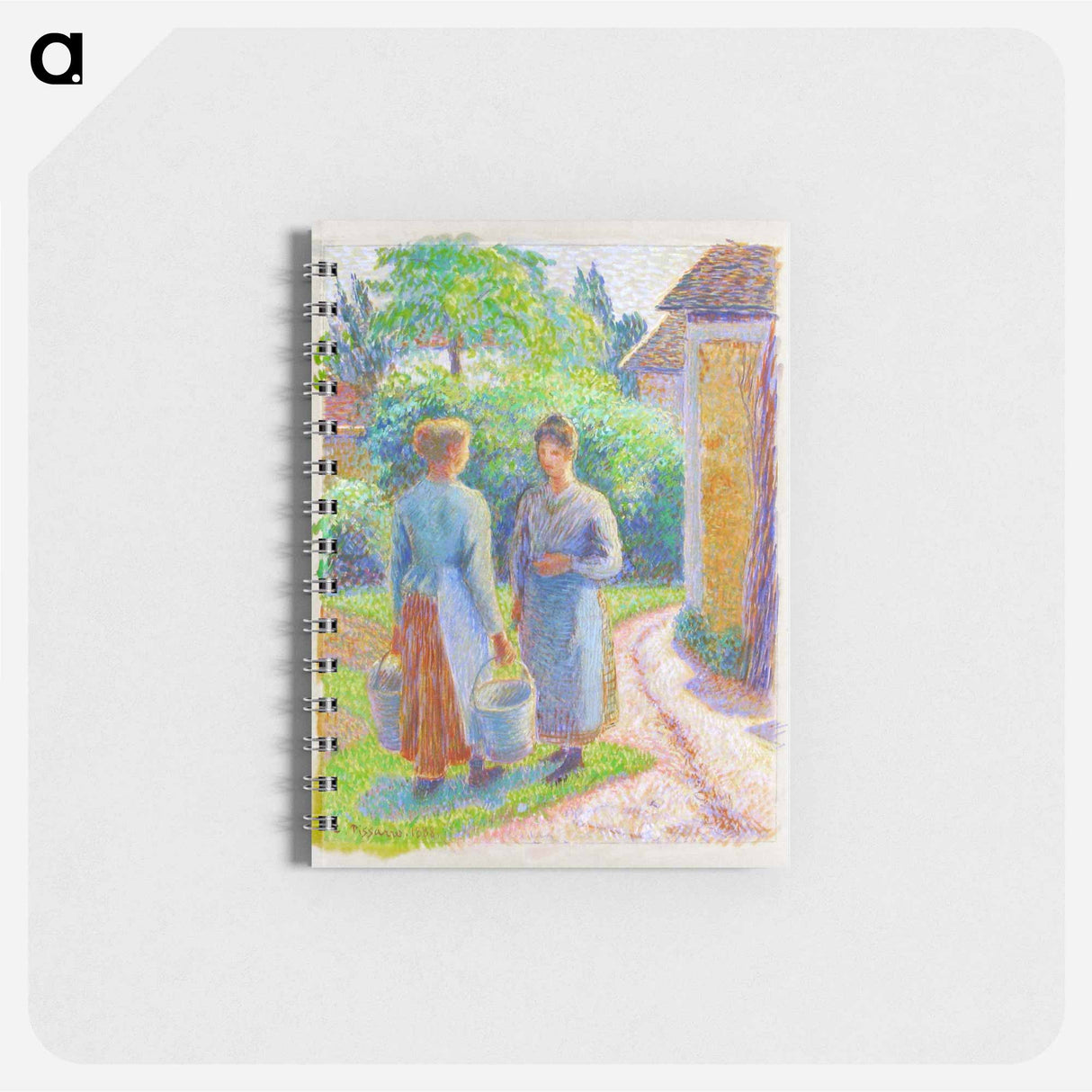 Two Women in a Garden - カミーユ ピサロ Memo.