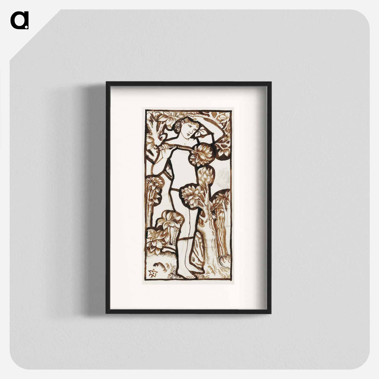 Adam - エドワード バーン ジョーンズ Poster.