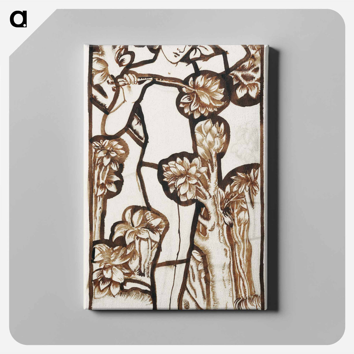 Adam - エドワード バーン ジョーンズ Canvas.