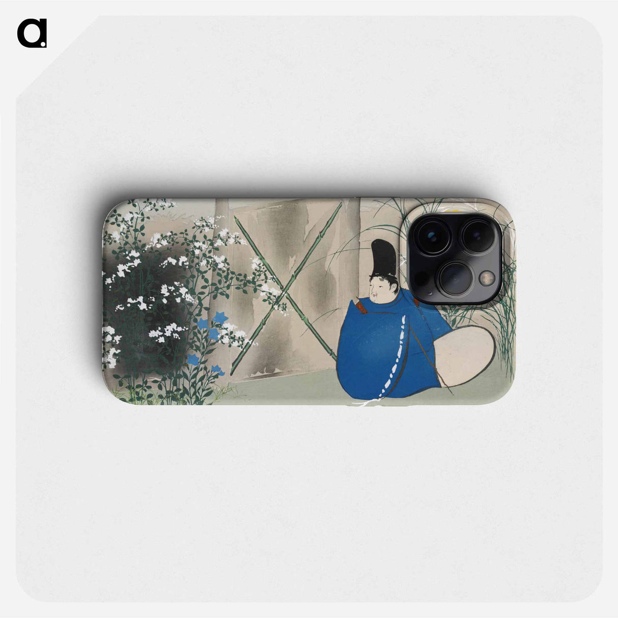 Garden from Momoyogusa–Flowers of a Hundred Generations - 神坂 雪佳 Phone Case.