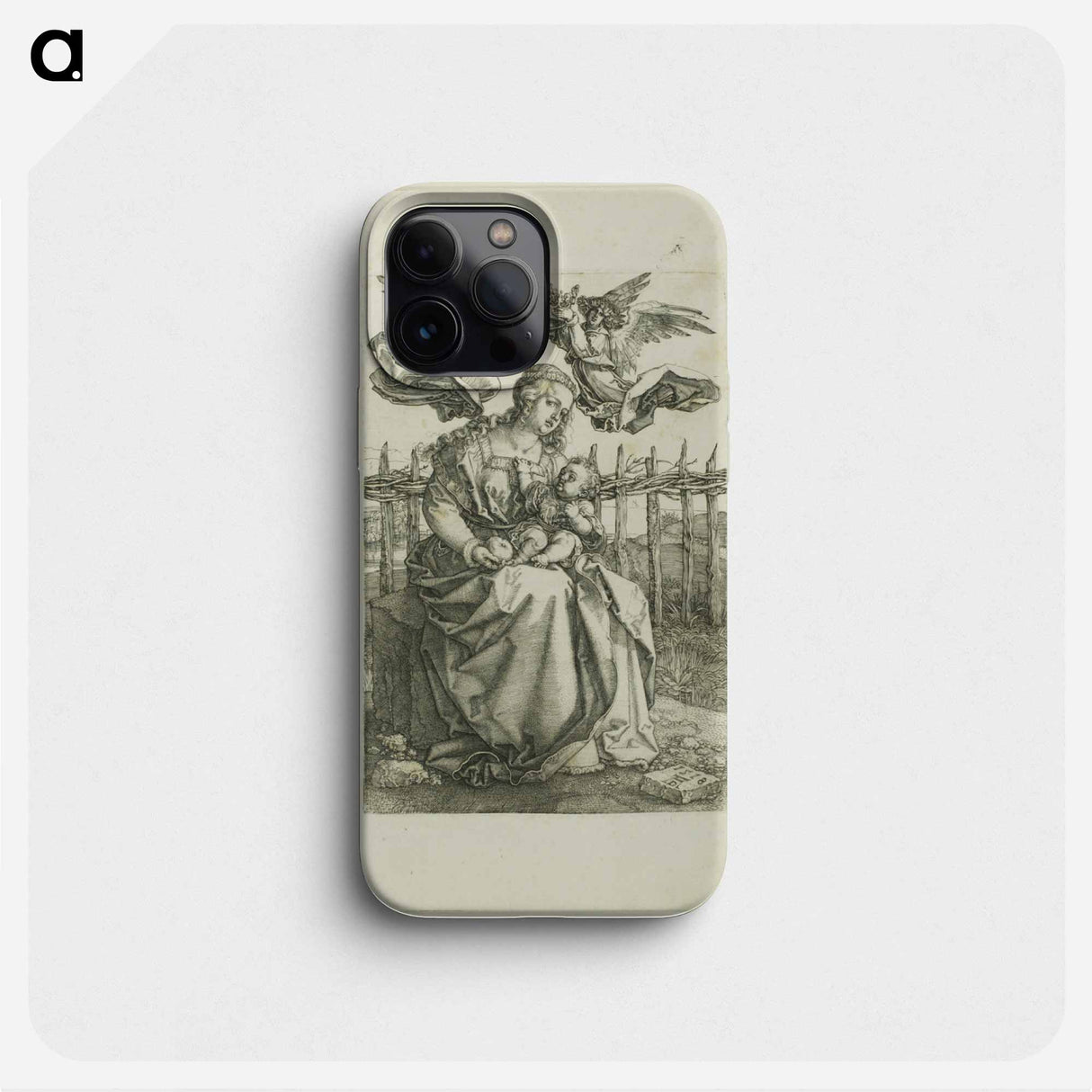 Madonna Crowned by Two Angels - アルブレヒト デューラー Phone Case.