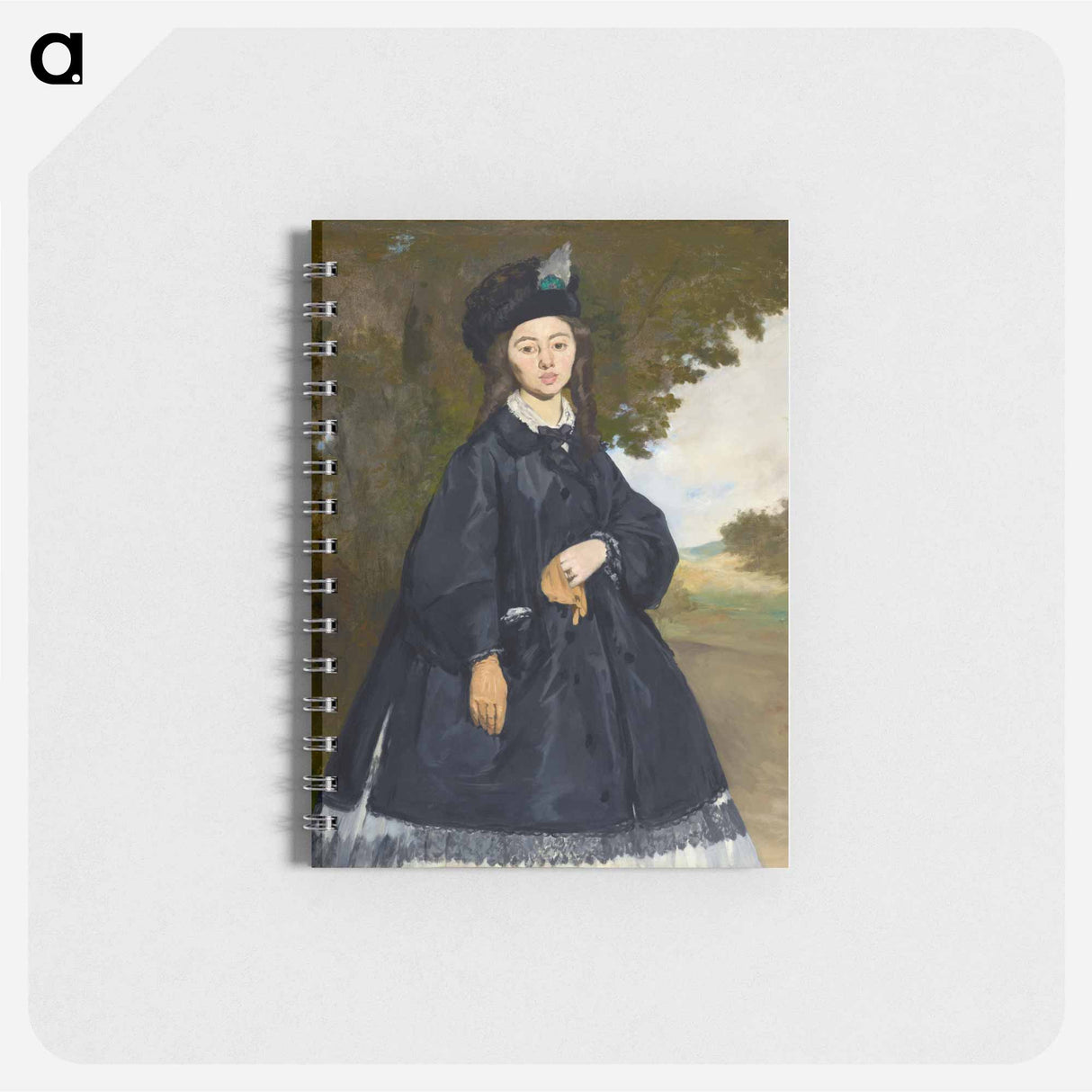 Portrait of Madame Brunet - エドゥアール マネ Memo.