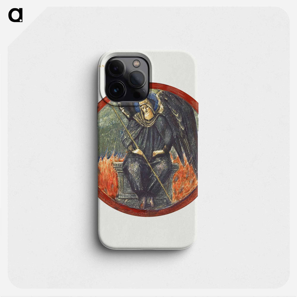 Black Archangel from The Flower Book - エドワード バーン ジョーンズ Phone Case.