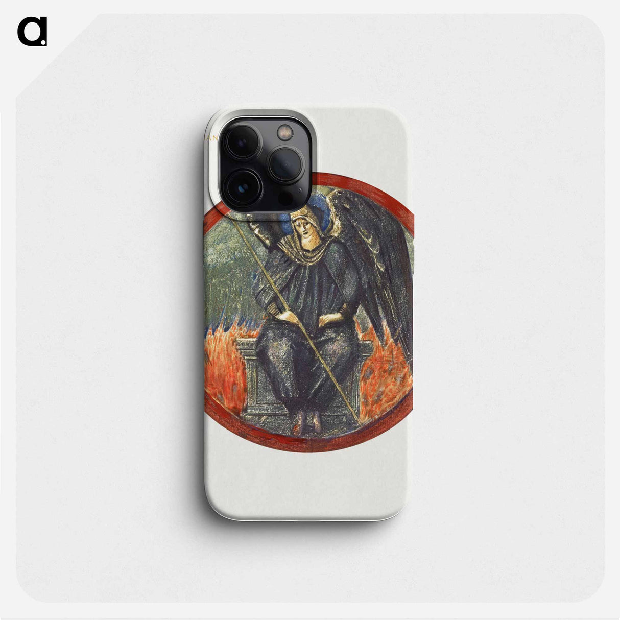 Black Archangel from The Flower Book - エドワード バーン ジョーンズ Phone Case.