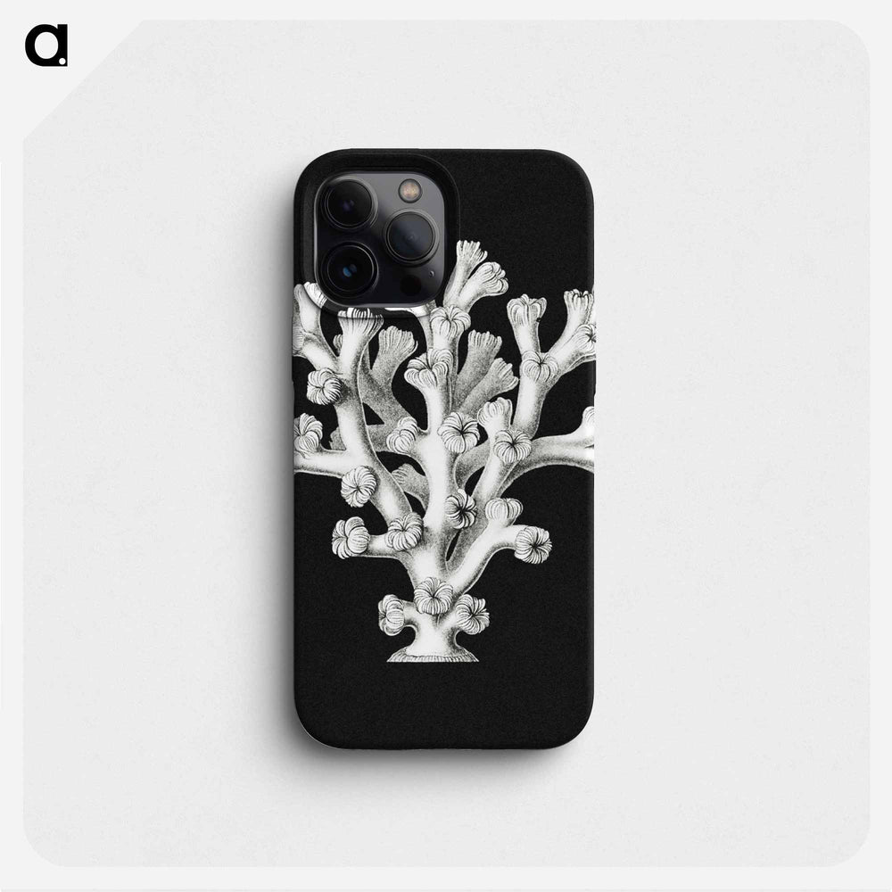 Vintage coral marine life illustration - エルンスト ヘッケル Phone Case.
