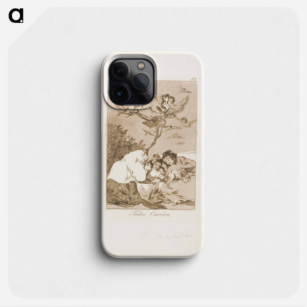 All Will Fall - フランシスコ デ ゴヤ Phone Case.