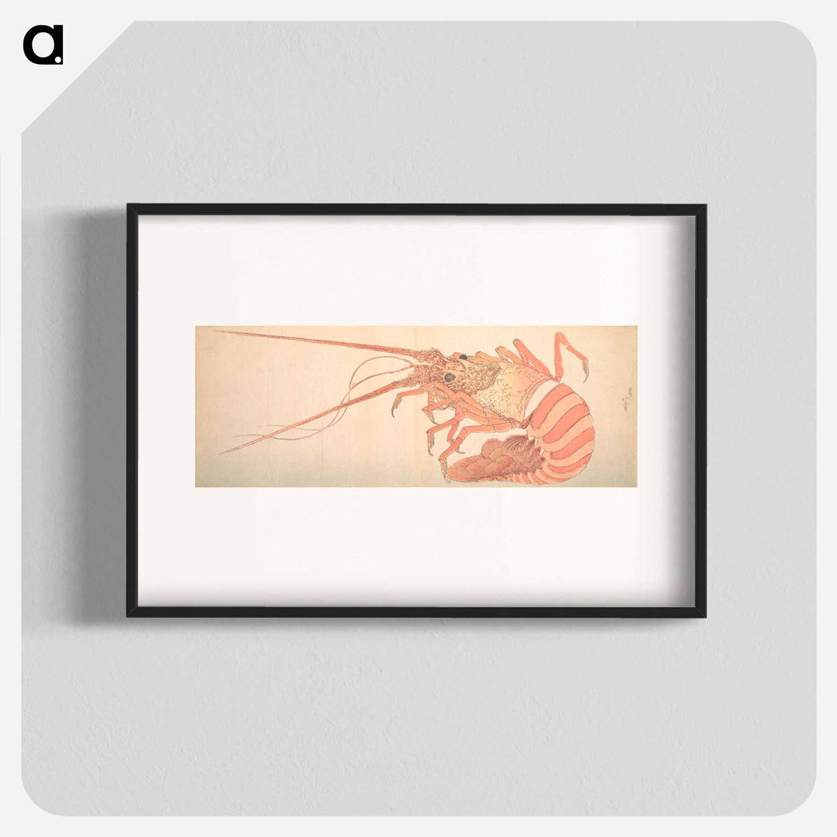 アートポスター-Large Lobster - 葛飾 北斎 Poster.