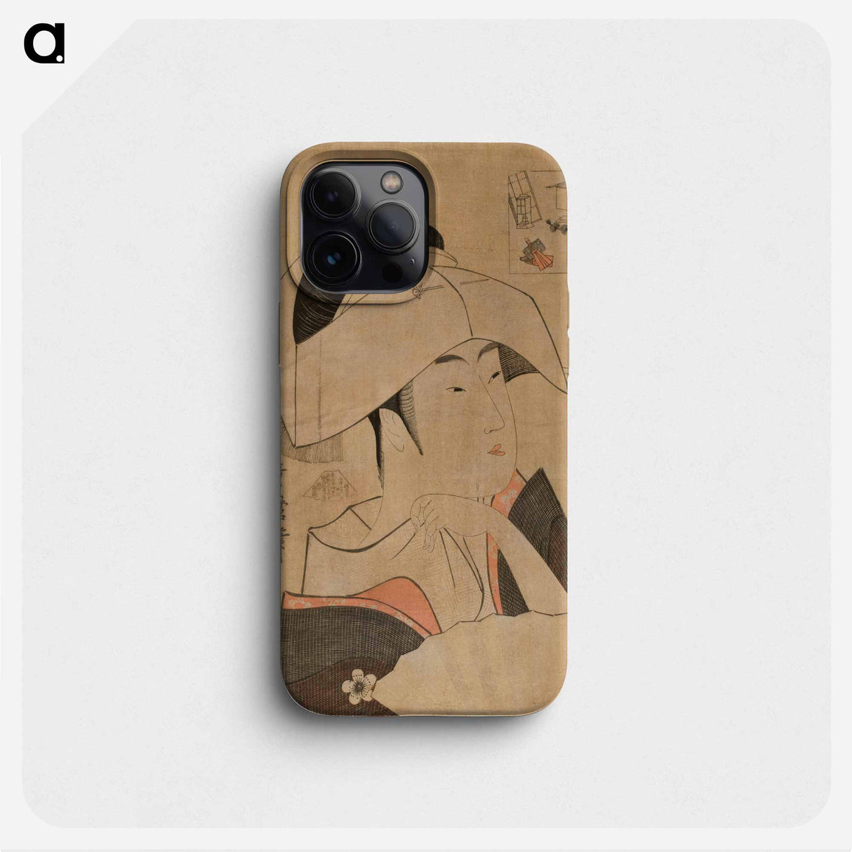 Toyohina tomimoton teehuoneesta - 喜多川 歌麿 Phone Case.