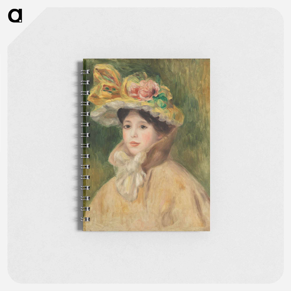 Woman with Capeline - ピエール オーギュスト ルノワール Memo.