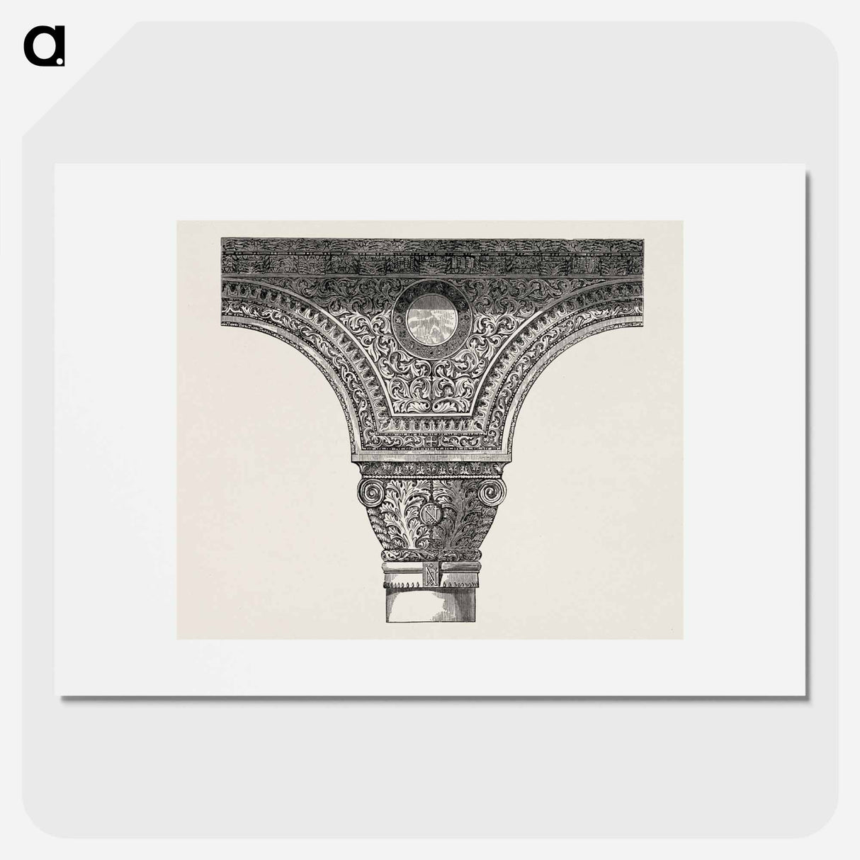 アートポスター-Ornate Column Capital
- 装飾の文法 Poster.