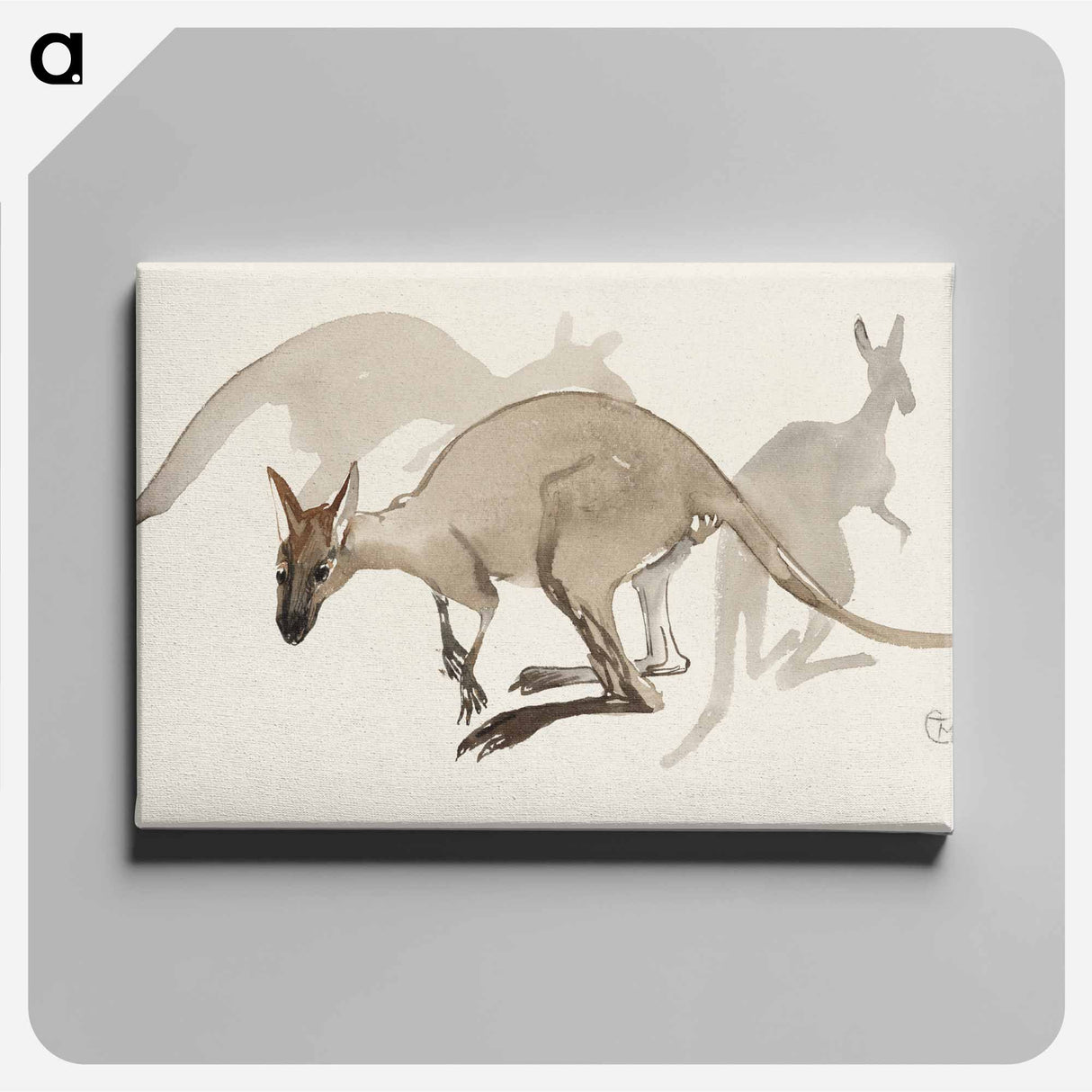 Kangoeroes - Theo van Hoytema Canvas.