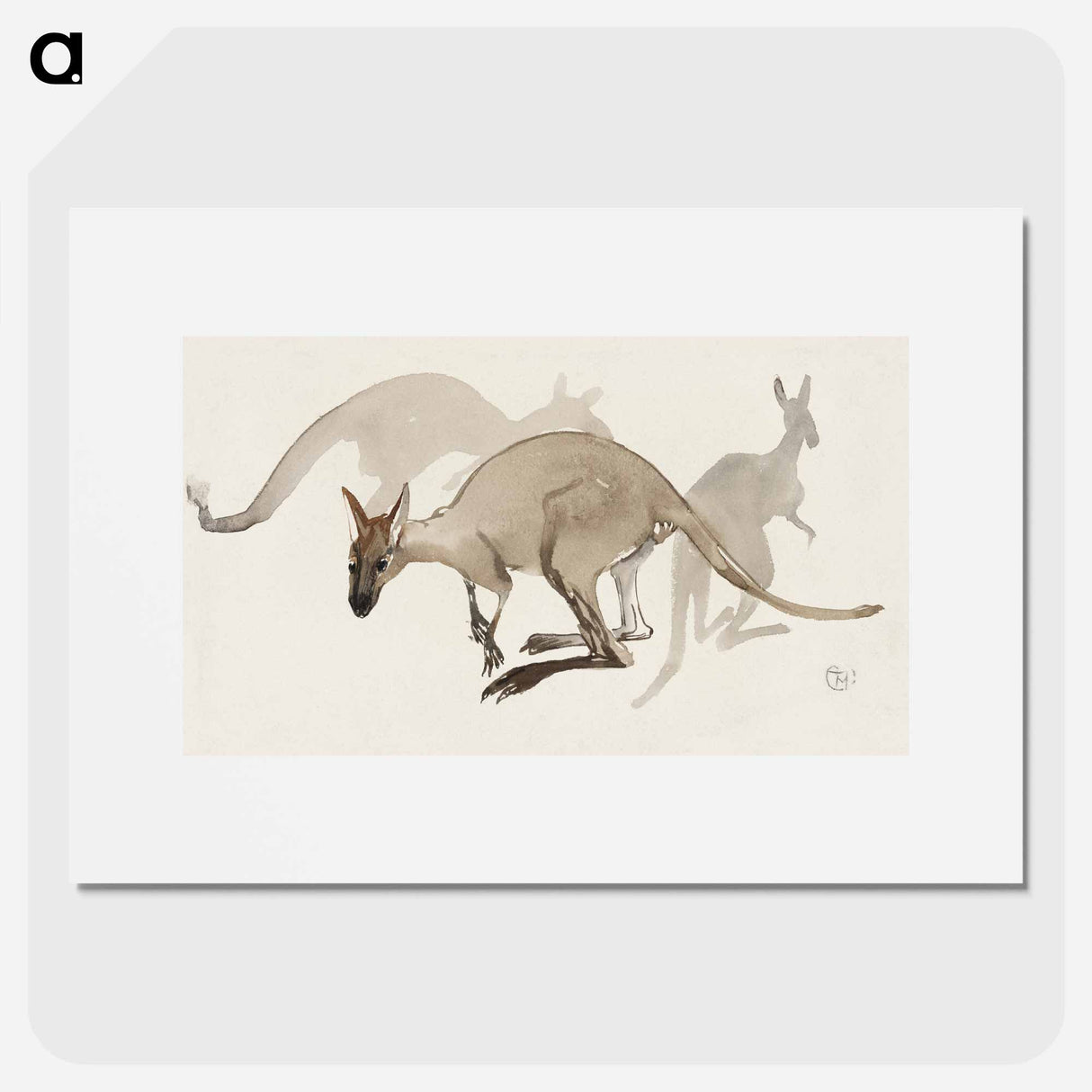 Kangoeroes - Theo Van Hoytema Poster.