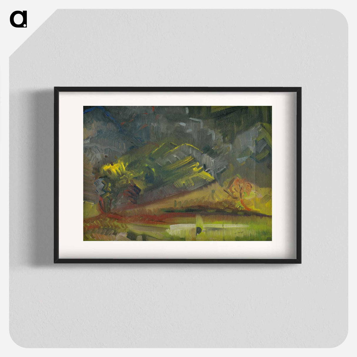 Evening landscape - アーノルド ピーター ワイズ クビンチャン Poster.