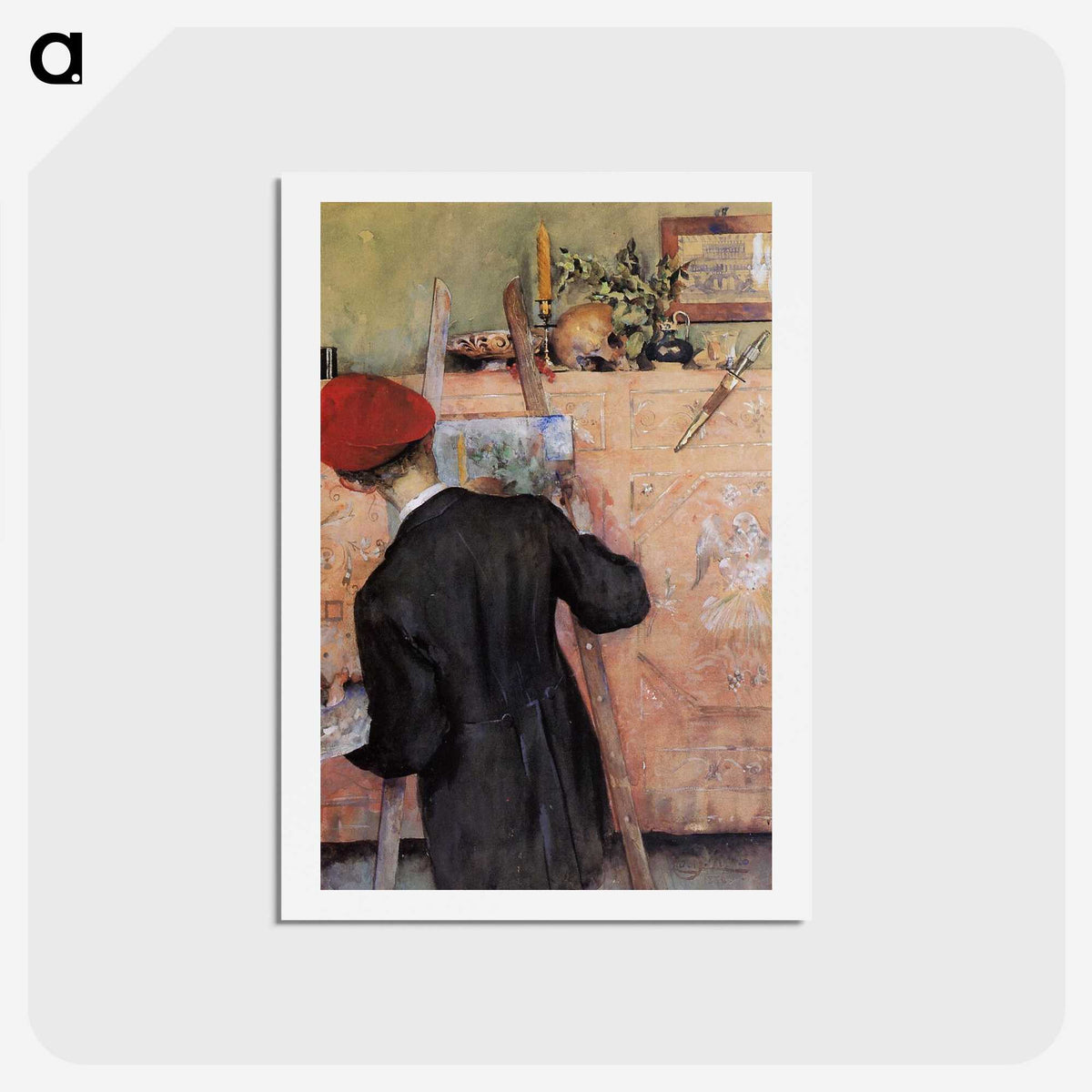 2-18_Carl-Larsson_hagaki