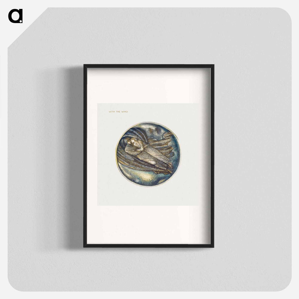 With the Wind from The Flower Book - エドワード バーン ジョーンズ Poster.