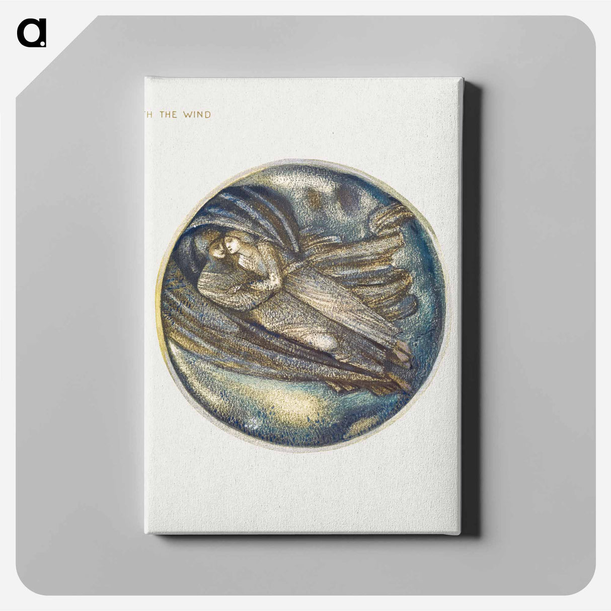 With the Wind from The Flower Book - エドワード バーン ジョーンズ Canvas.