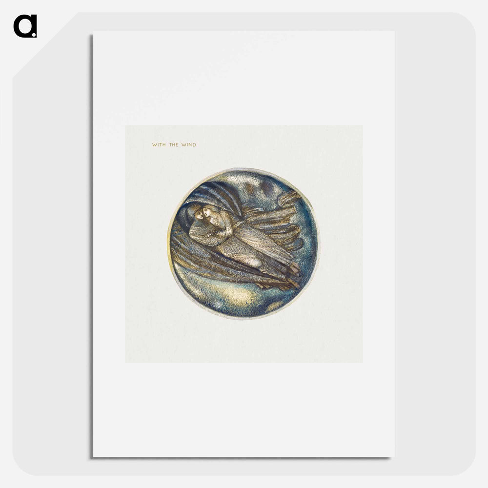 With the Wind from The Flower Book - エドワード バーン ジョーンズ Poster.