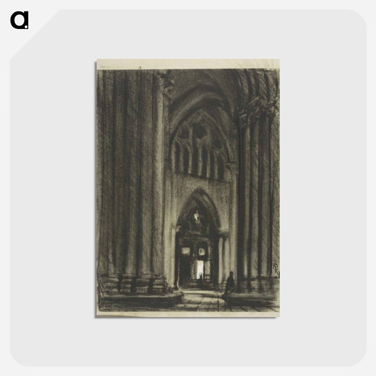 アートポストカード-A Grand and Shadowy Grove of Marble
- ジョセフ ペネル Postcard.