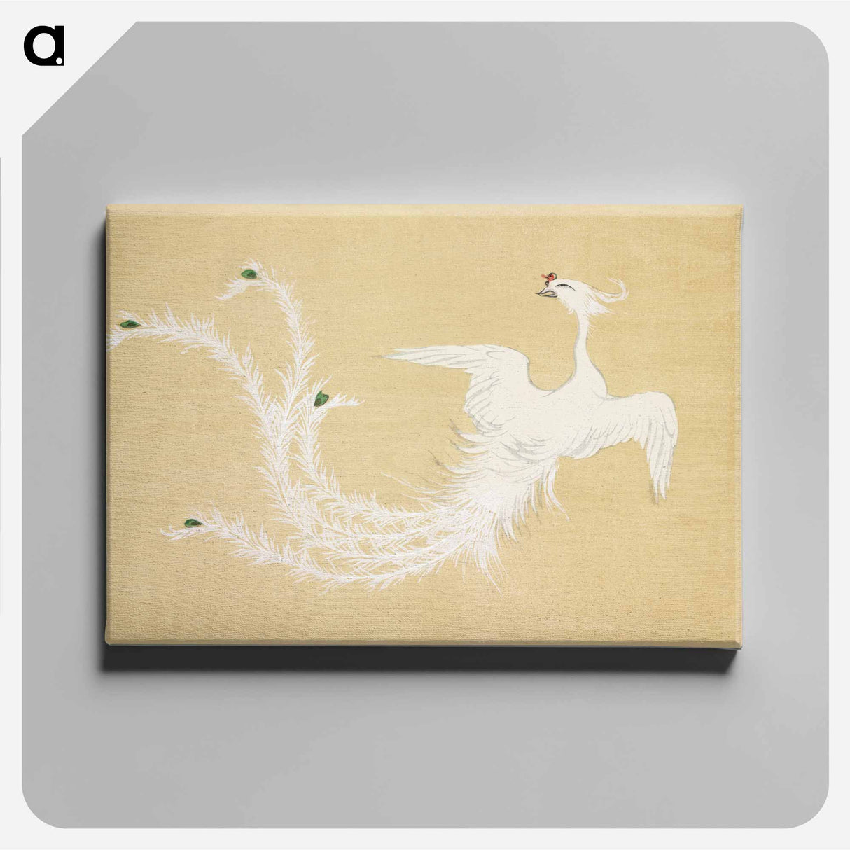 アートパネル-Bird from Momoyogusa–Flowers of a Hundred Generations - 神坂 雪佳 Canvas.