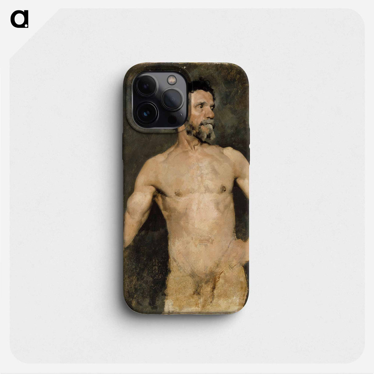 Male model, study - アルバート エーデルフェルト Phone Case.