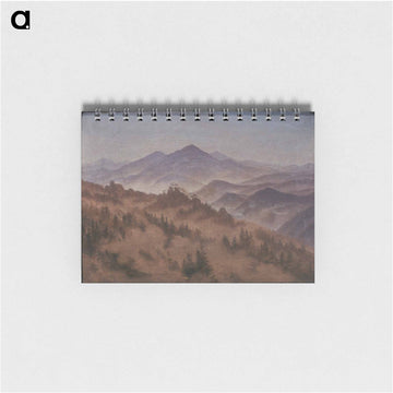 Landscape with the Rosenberg in Bohemian Switzerland - カスパー ダーヴィト フリードリヒ Memo.