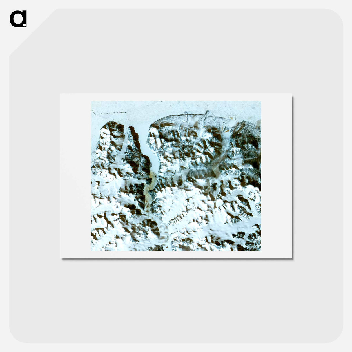 アートポストカード-Pearyland, Greenland: A NASA Perspective
- 上空からの地球 Postcard.