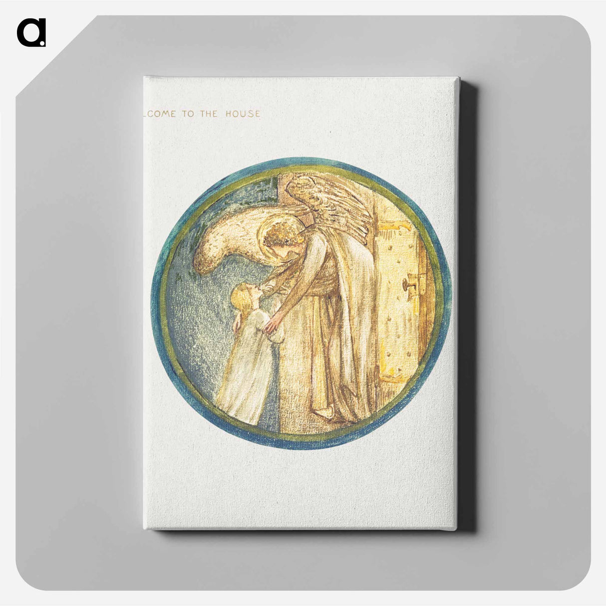 Welcome to the House from The Flower Book - エドワード バーン ジョーンズ Canvas.