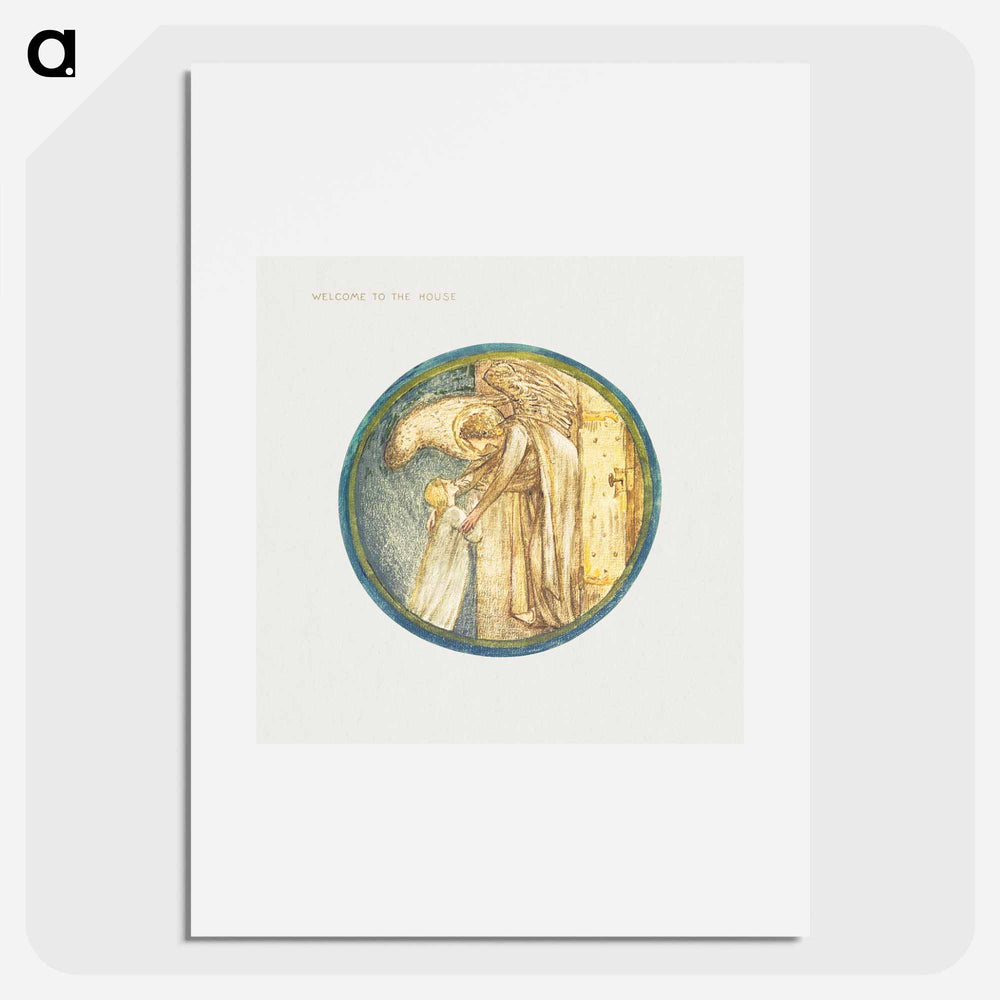 Welcome to the House from The Flower Book - エドワード バーン ジョーンズ Poster.