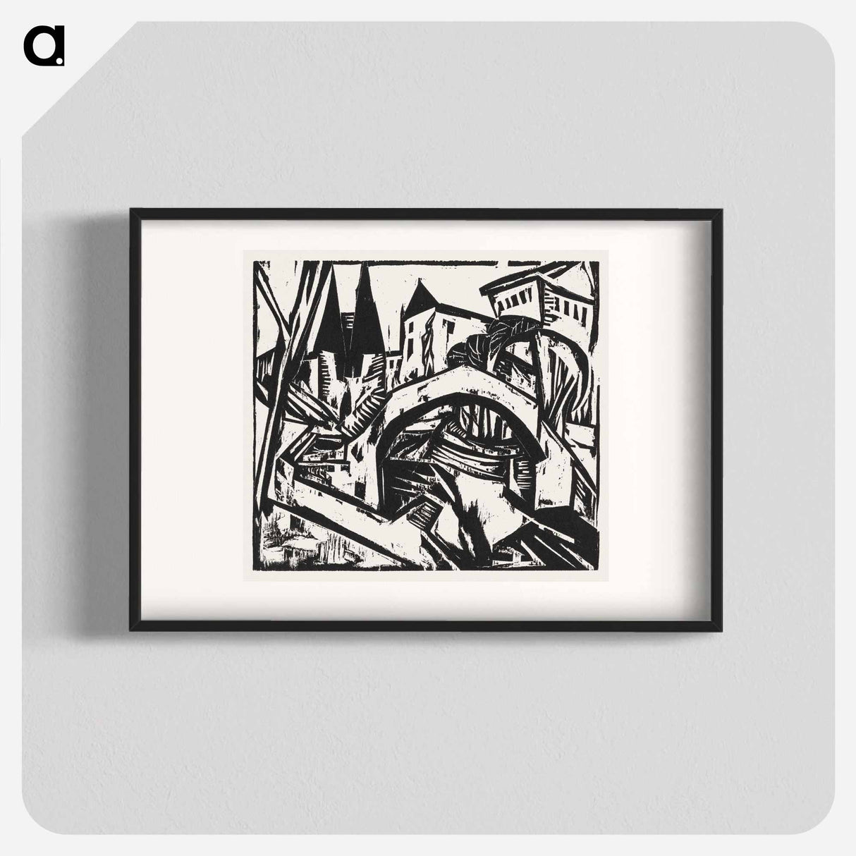 River Bank at Elisabeth - Ernst Ludwig Kirchner Poster.