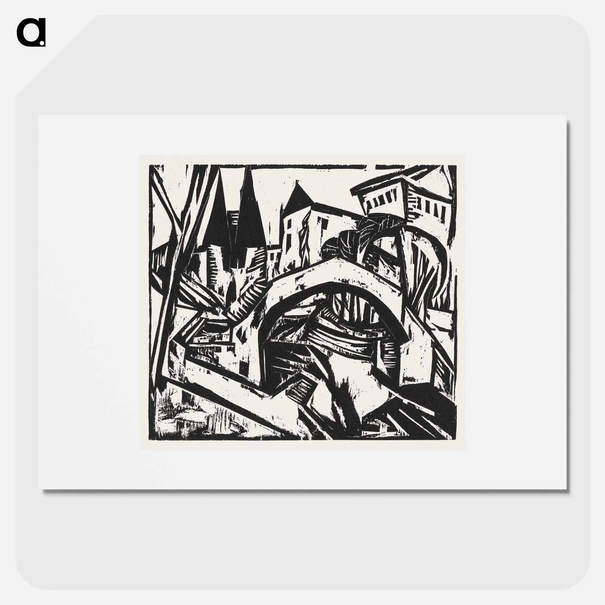 River Bank at Elisabeth - Ernst Ludwig Kirchner Poster.