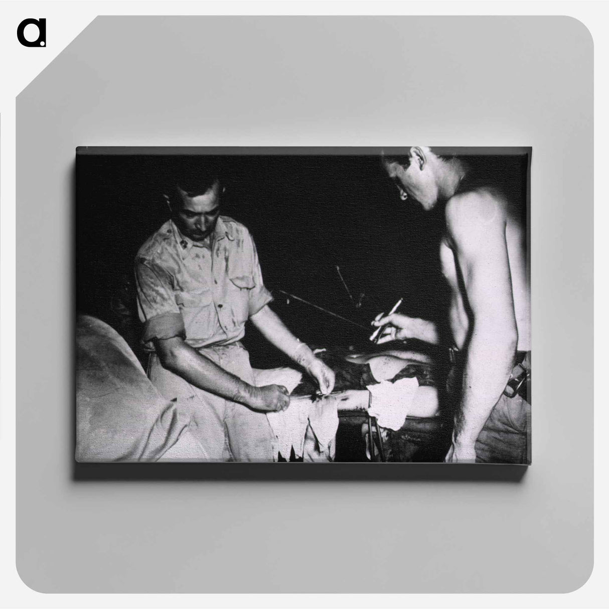 アートパネル-Injection of Blood Prior to Leg Amputation
- 国立医学図書館 Canvas.
