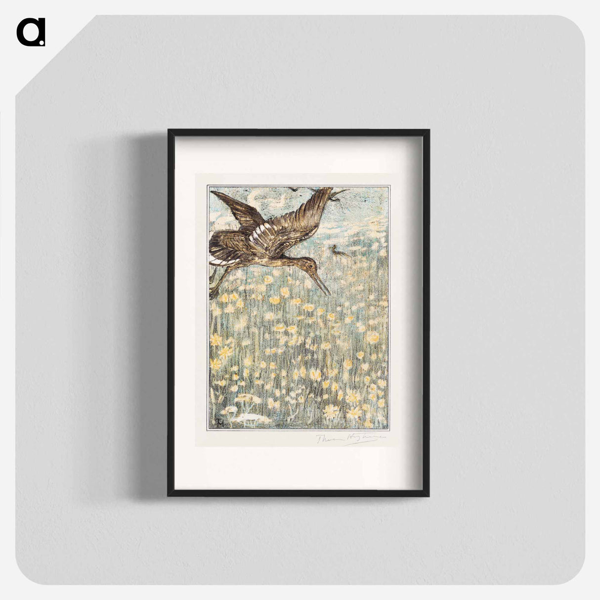 Tureluur - Theo van Hoytema Poster.