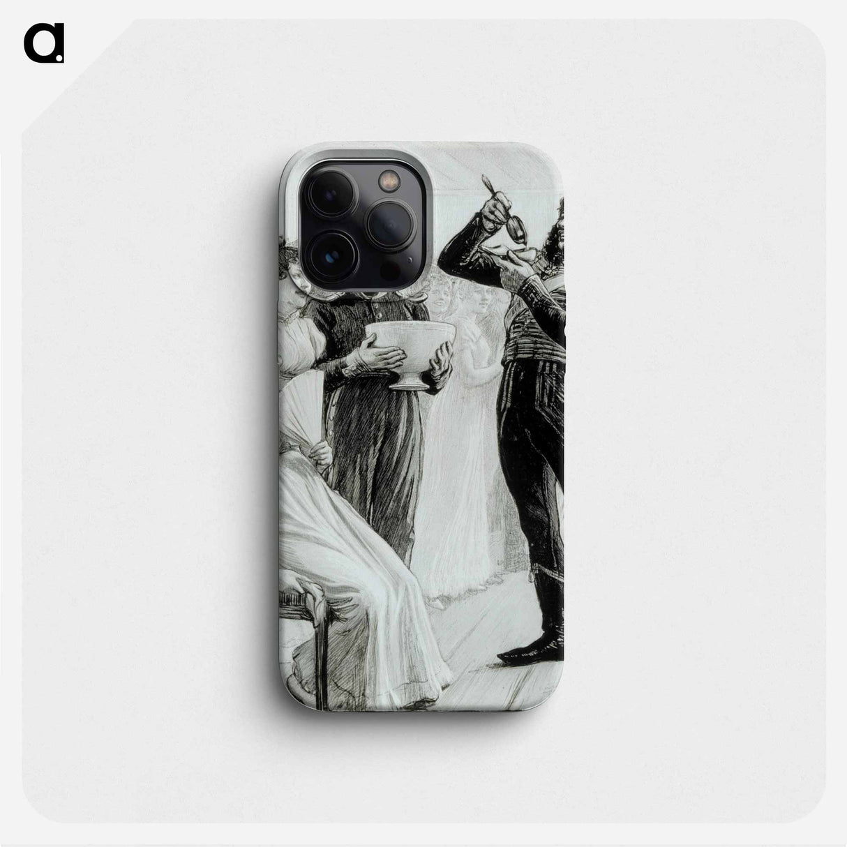 ja viiniä sen täynnä toi ja lähtömaljan joi - アルバート エーデルフェルト Phone Case.