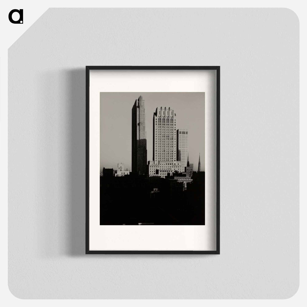 New York from the Shelton - アルフレッド スティーグリッツ Poster.