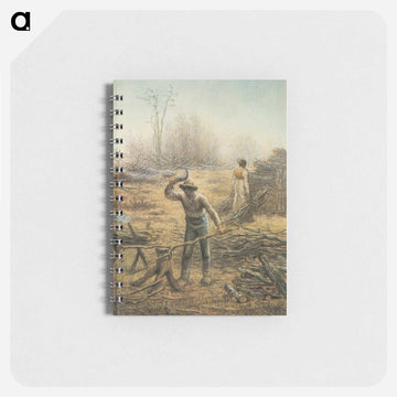 Lumberjack preparing firewood - ジャン フランソワ ミレー Memo.