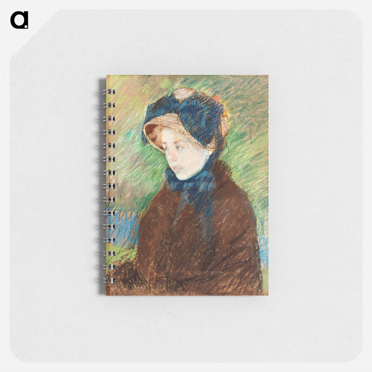 Susan in a Straw Bonnet - メアリー カサット Memo.