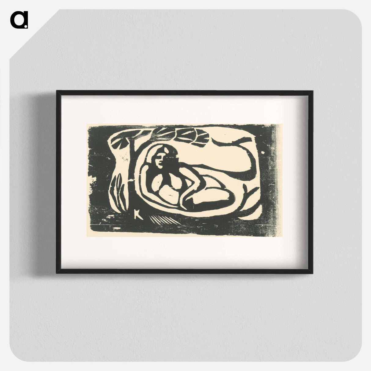 A woman - ポール ゴーギャン Poster.