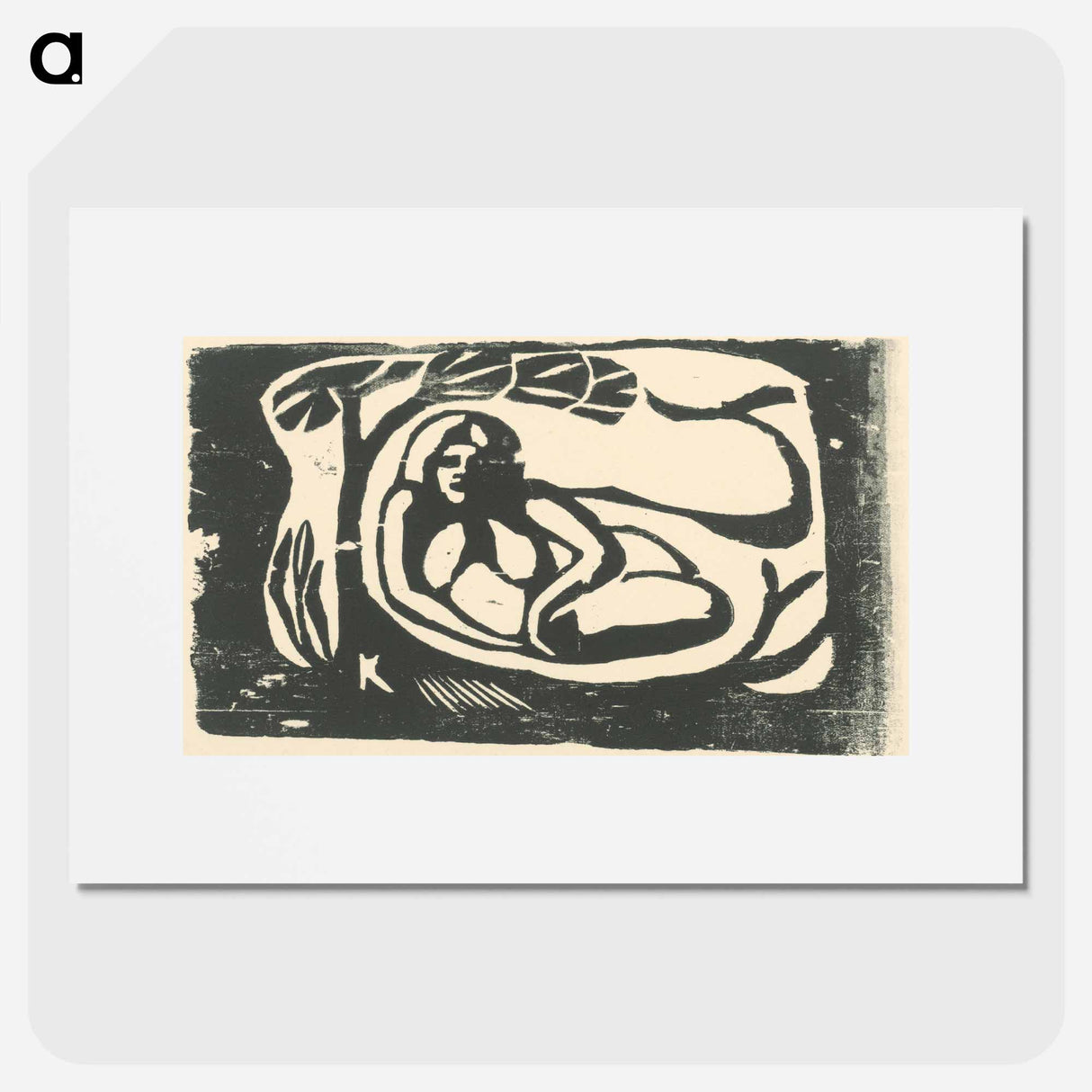 A woman - ポール ゴーギャン Poster.