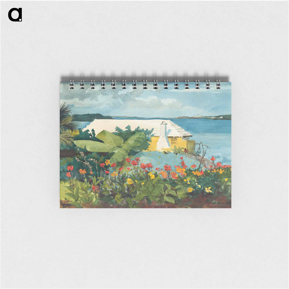 Flower Garden and Bungalow, Bermuda - ウィンスロー ホーマー Memo.