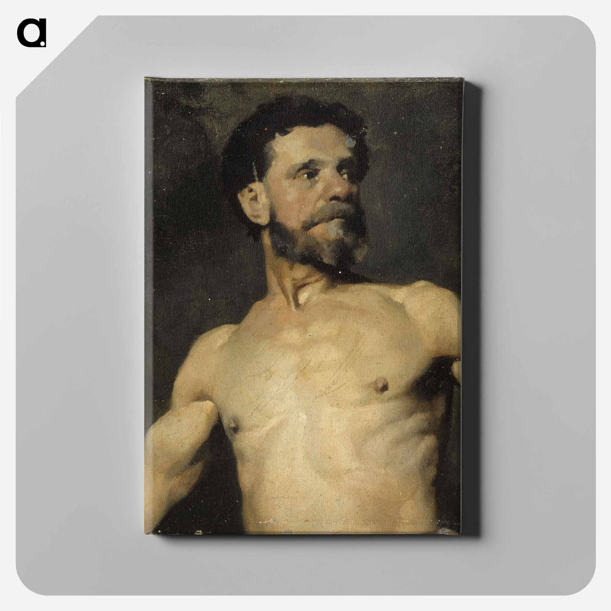 Miesmalli, akatemiaharjoitelma - アルバート エーデルフェルト Canvas.