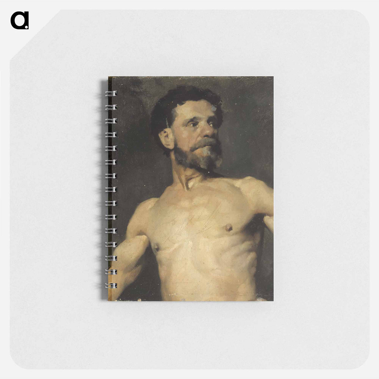 Miesmalli, akatemiaharjoitelma - アルバート エーデルフェルト Memo.