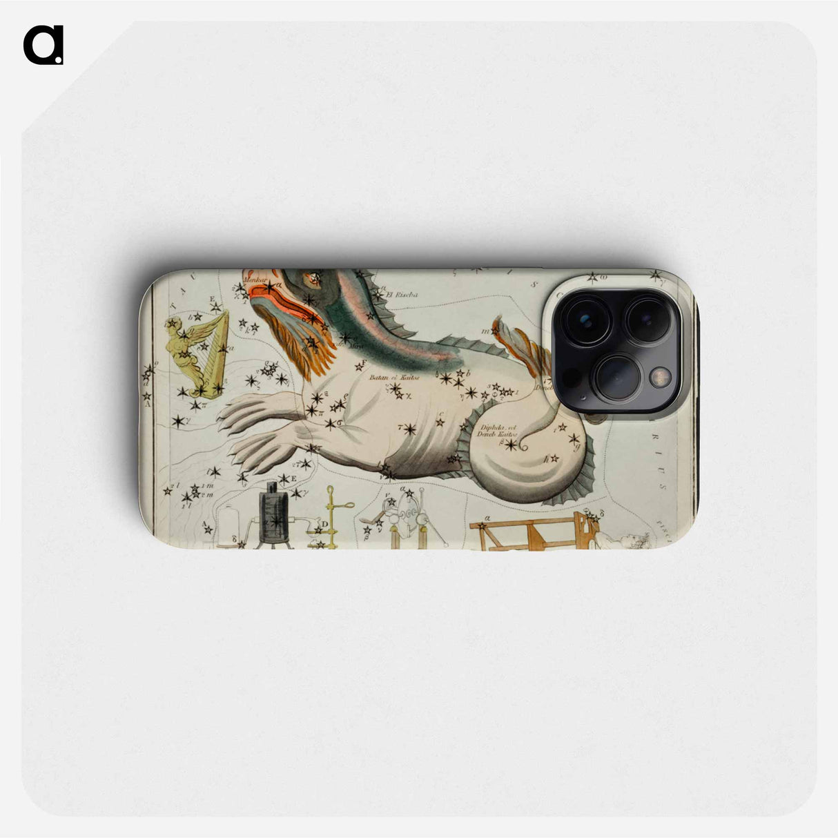 Psalterium Georgii - アンティーク地図 Phone Case.