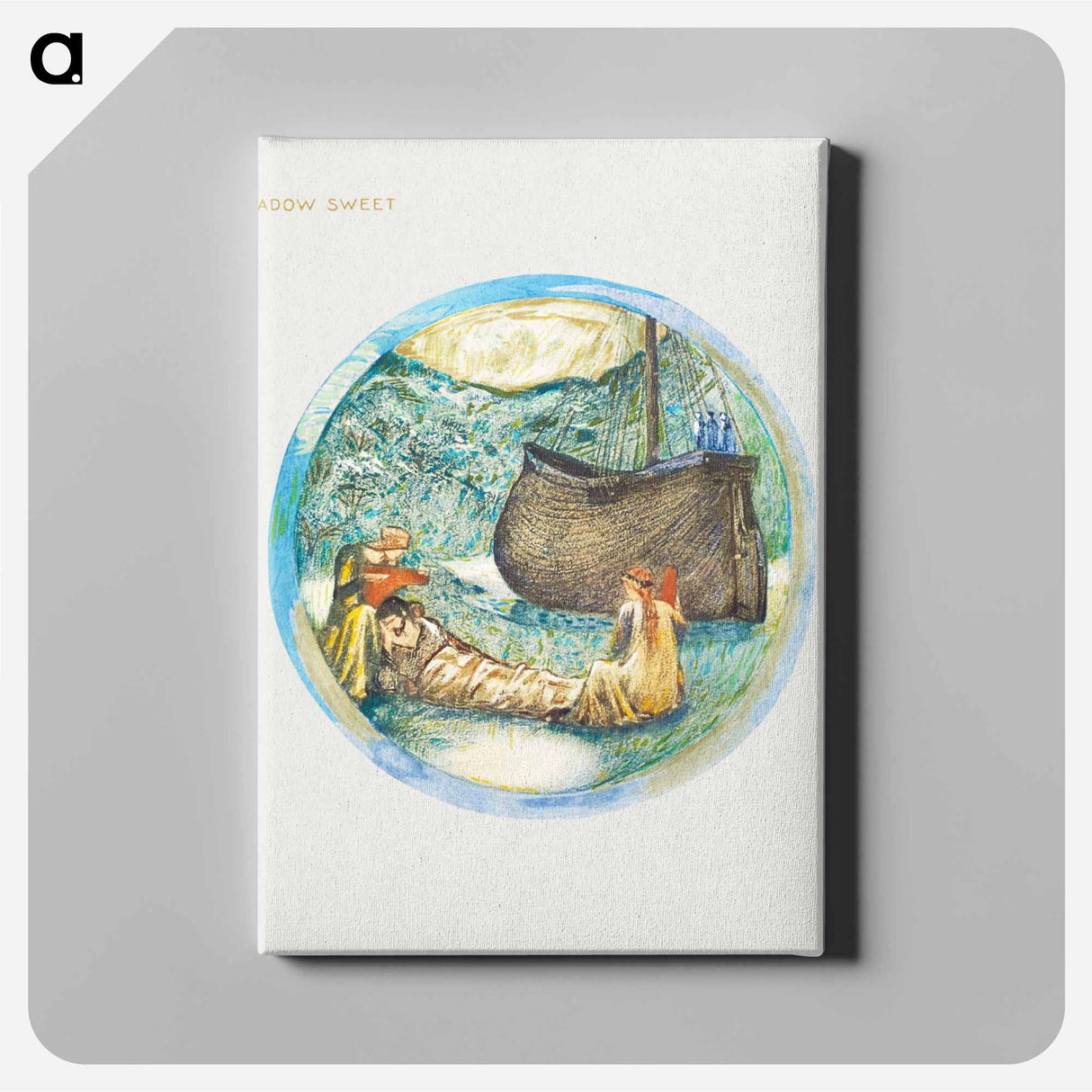 Meadow Sweet from The Flower Book - エドワード バーン ジョーンズ Canvas.