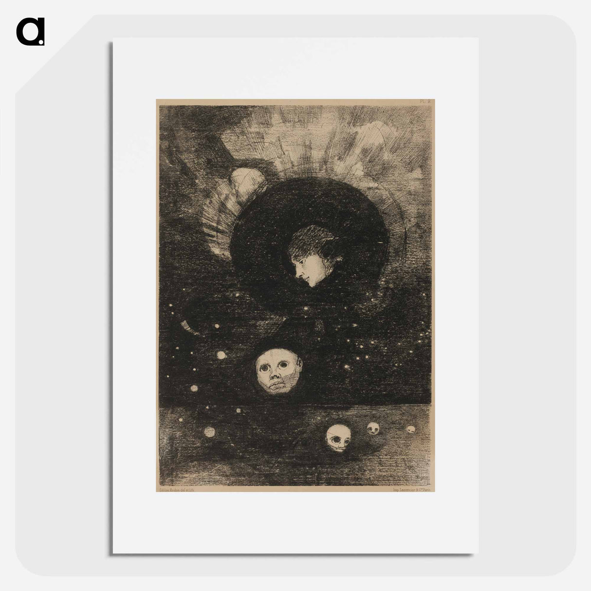 Germination - オディロン ルドン Poster.