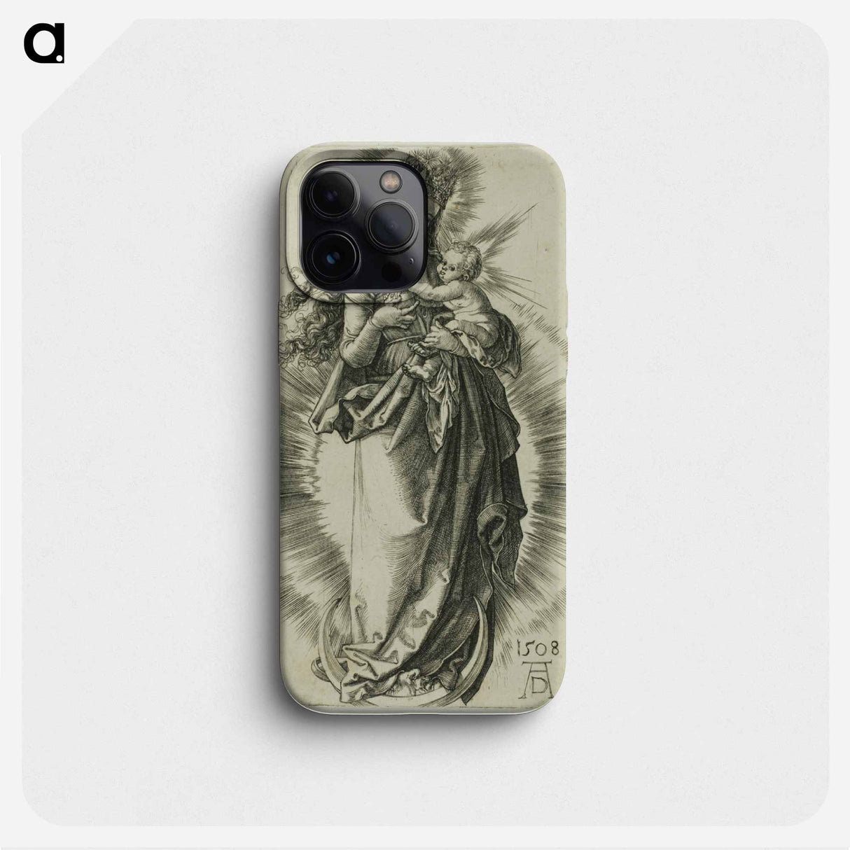 The Virgin on the Crescent with a Crown of Stars - アルブレヒト デューラー Phone Case.